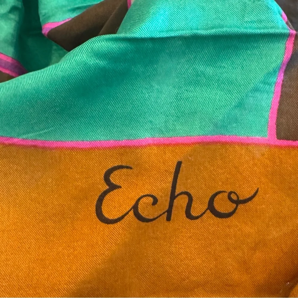 Echo Multicolor Plaid Scarf